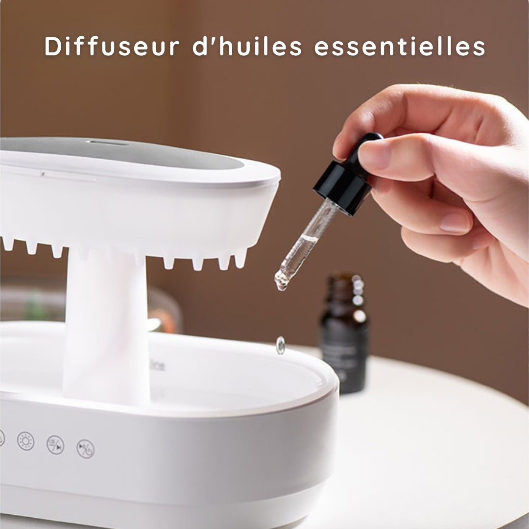 Humidificateur avec effet pluie